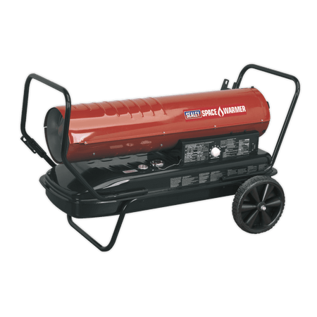Sealey Space Warmer Paraffin, Kerosene & Diesel Heater 175,000Btu/hr with Wheels Model No-AB1758