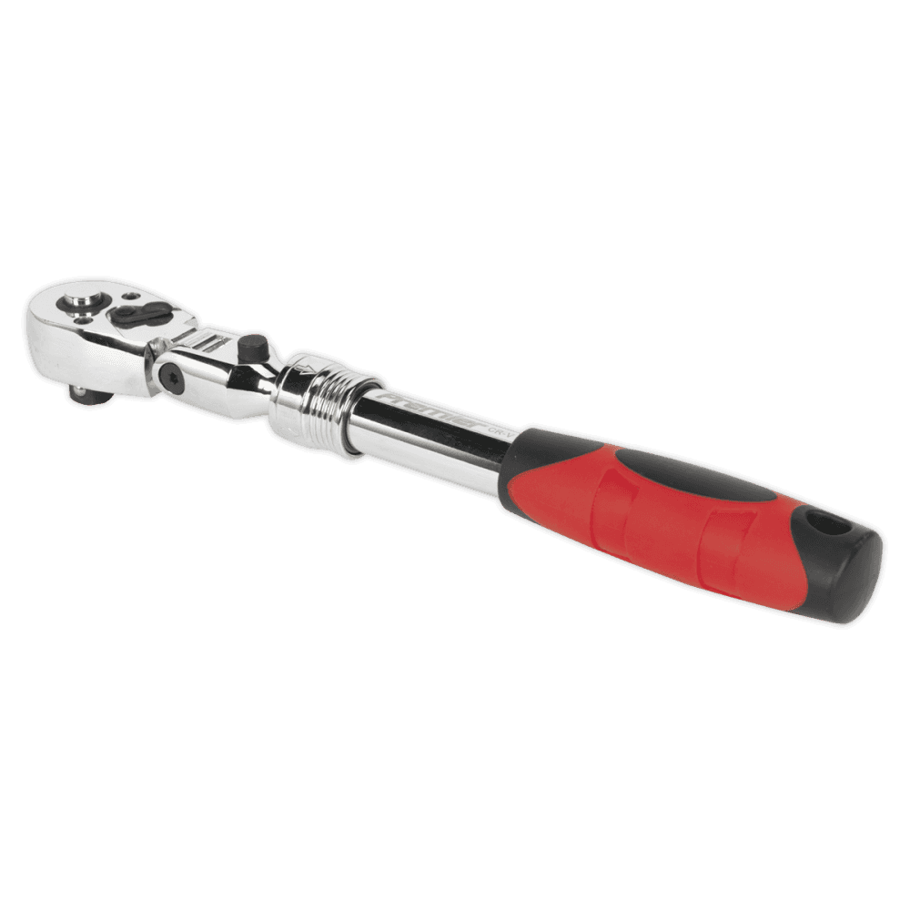 Sealey Flexi-Head Ratchet Wrench 3/8"Sq Drive Extendable Model No-AK6681