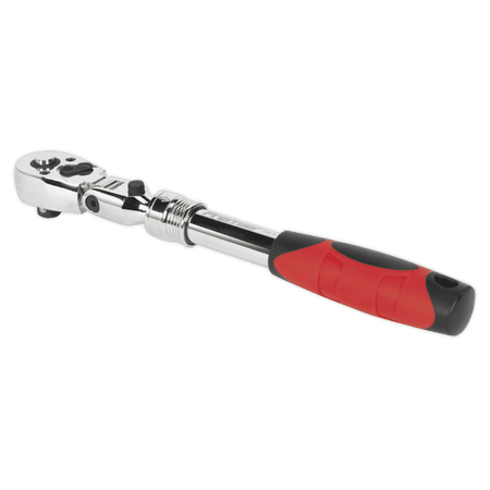 Sealey Flexi-Head Ratchet Wrench 3/8"Sq Drive Extendable Model No-AK6681