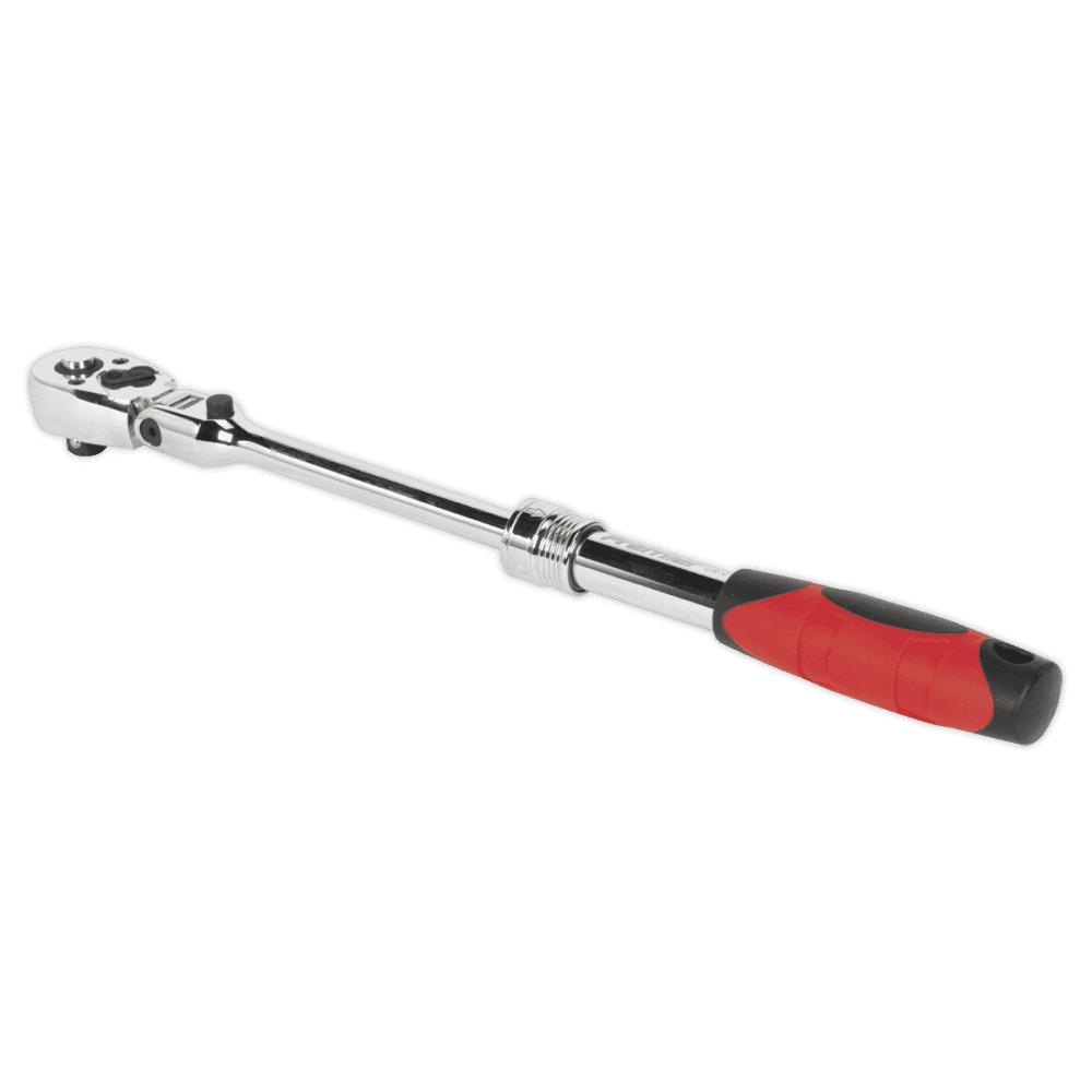 Sealey Flexi-Head Ratchet Wrench 3/8"Sq Drive Extendable Model No-AK6681