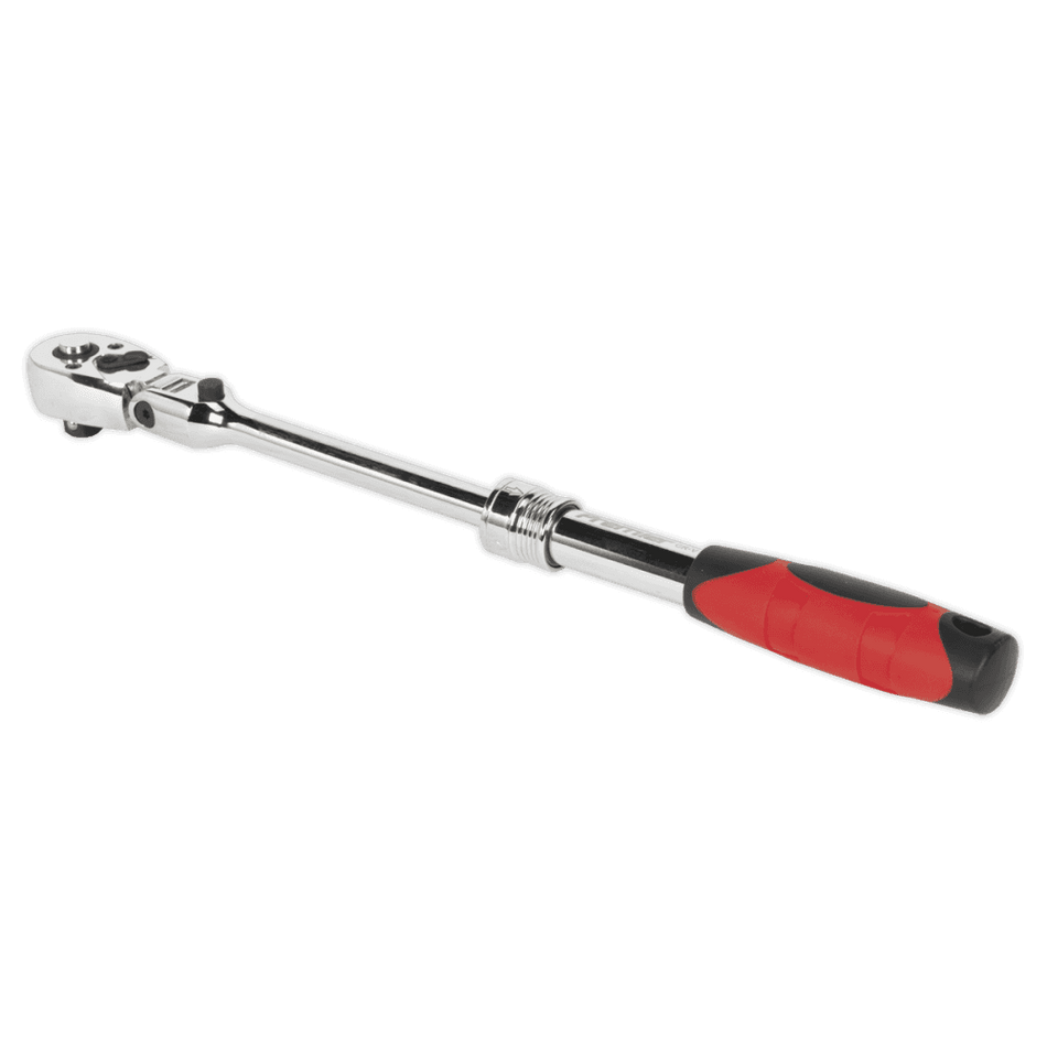 Sealey Flexi-Head Ratchet Wrench 3/8"Sq Drive Extendable Model No-AK6681