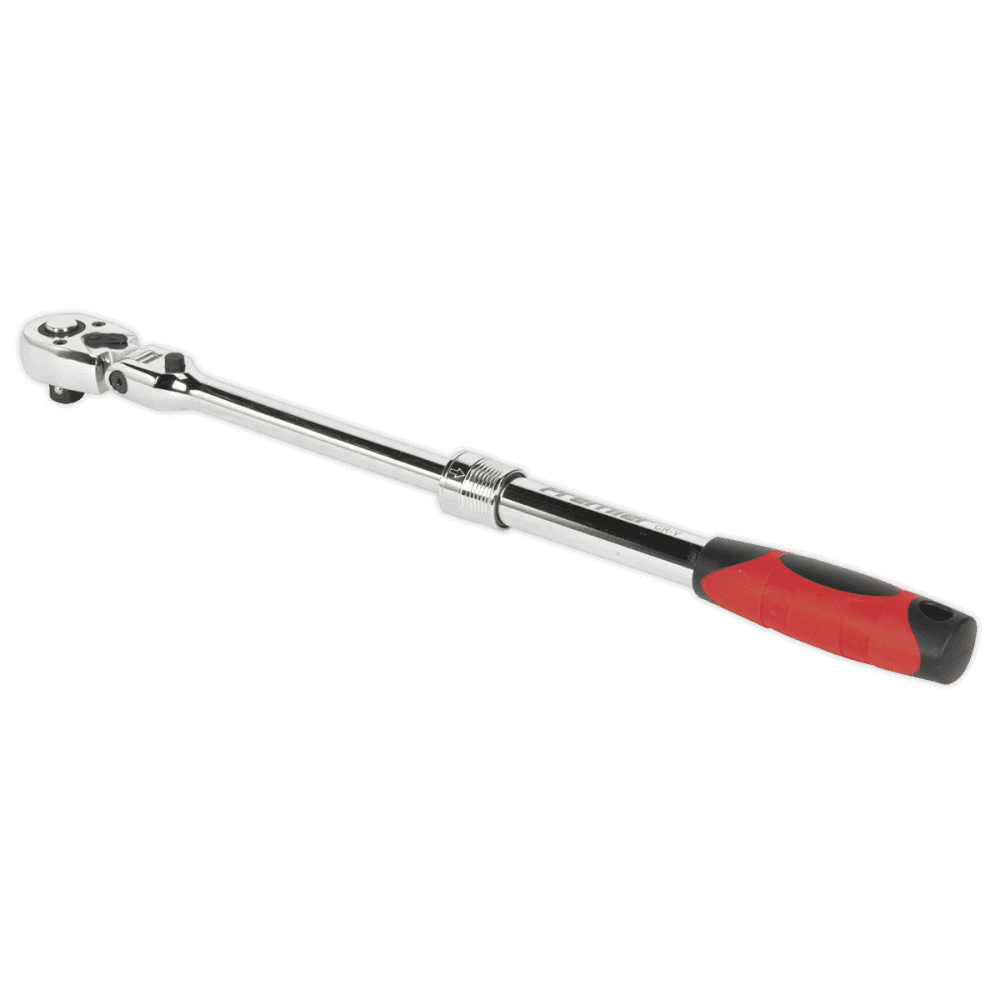 Sealey Flexi-Head Ratchet Wrench 1/2"Sq Drive Extendable Model No-AK6682