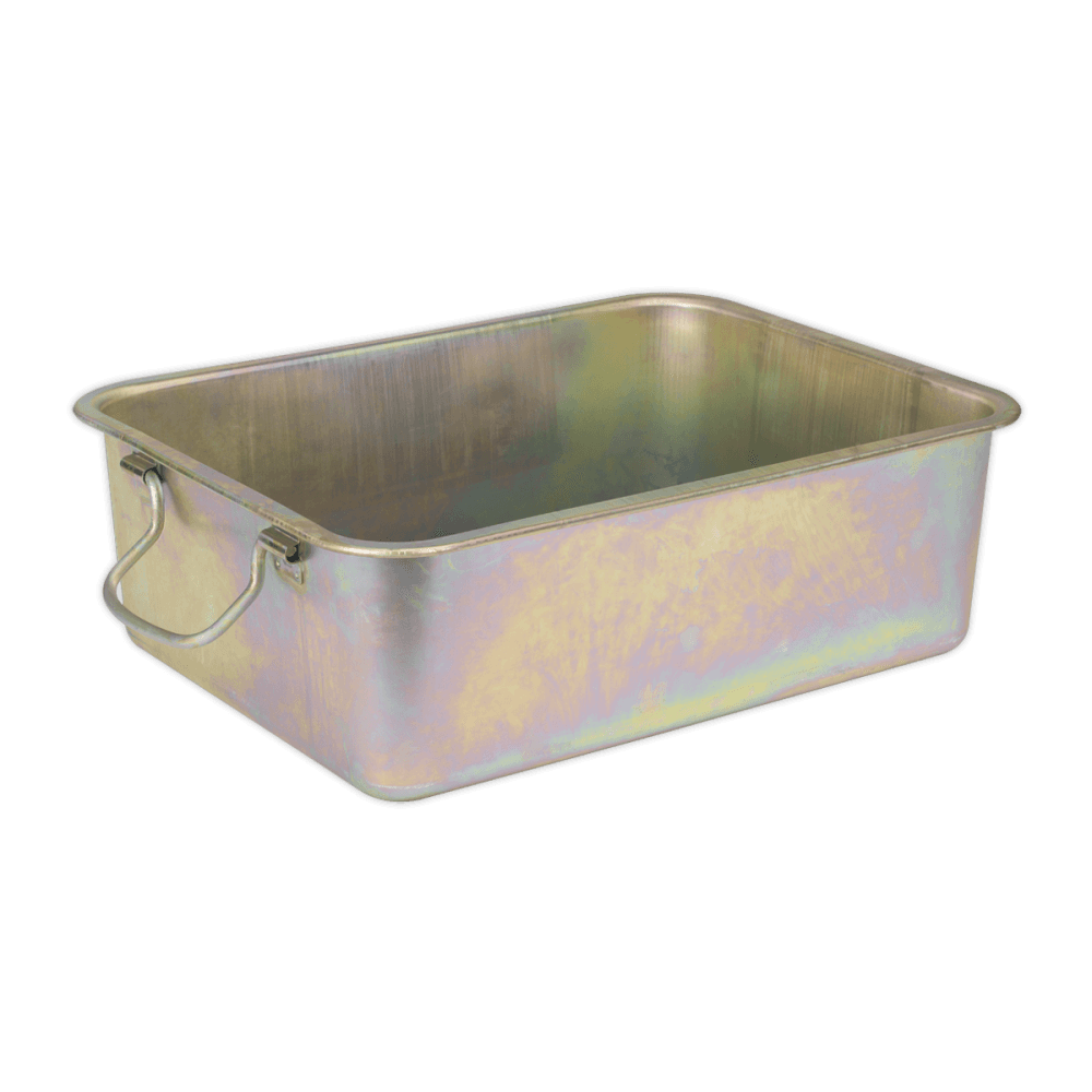 Sealey Metal Drain Pan 16ltr Model No-DRPM3