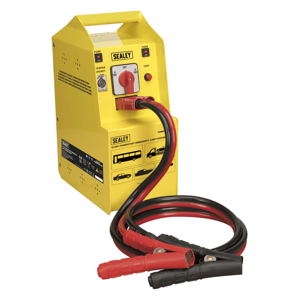 Sealey PowerStart Emergency Power Pack 900hp Start 12/24V Model No-POWERSTART900