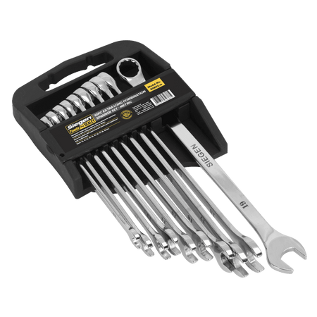 Sealey Combination Spanner Set 10pc Extra-Long Metric Model No-S0832