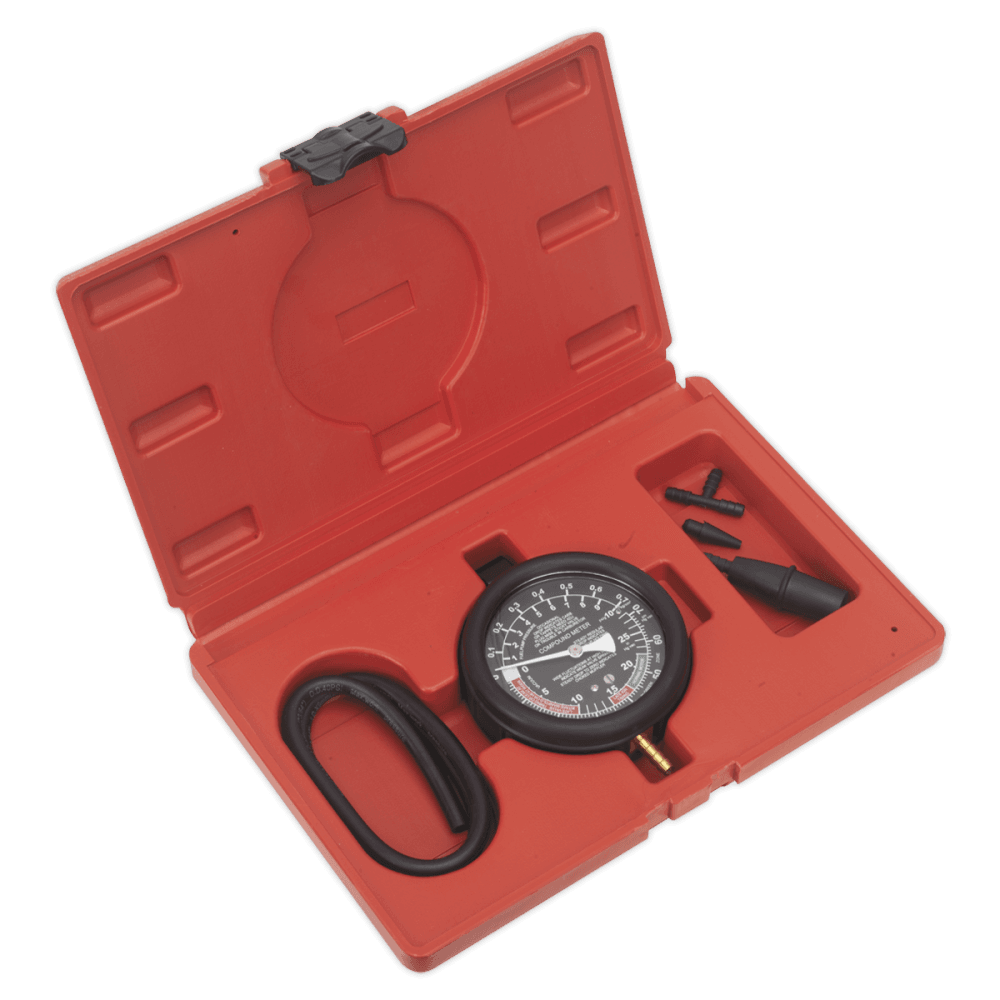 Sealey Vacuum & Fuel Pump Pressure Test Gauge Set Model No-VSE952