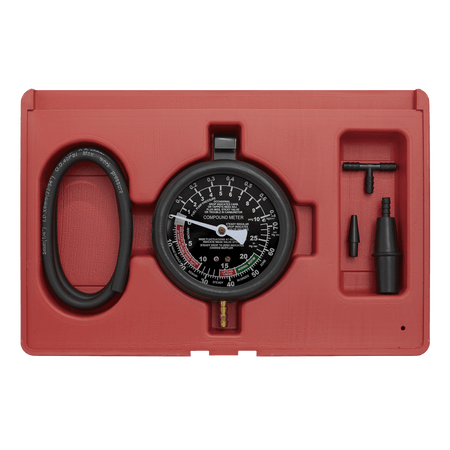 Sealey Vacuum & Fuel Pump Pressure Test Gauge Set Model No-VSE952
