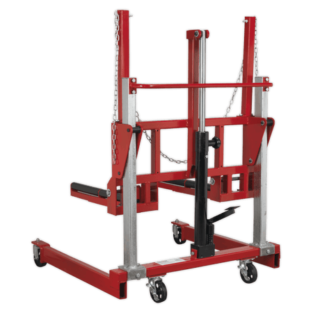 Sealey Wheel Removal Trolley 500kg Adjustable Width Model No-W508T