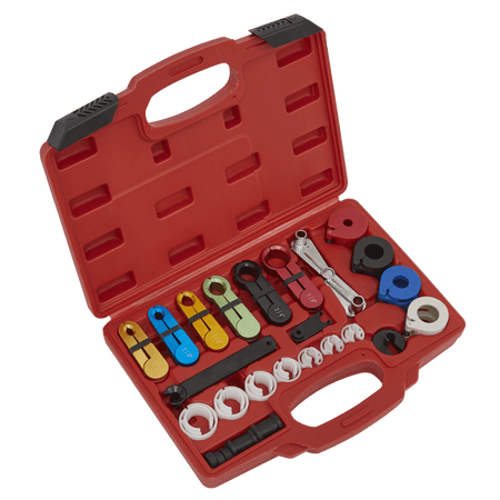 Sealey Fuel & Air Conditioning Disconnection Tool Kit 21pc Model No-VS0457