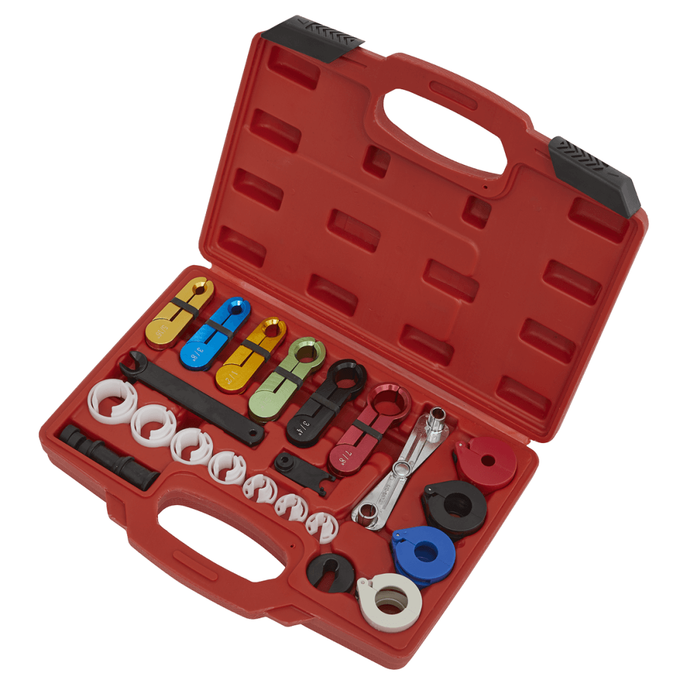 Sealey Fuel & Air Conditioning Disconnection Tool Kit 21pc Model No-VS0457