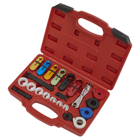 Sealey Fuel & Air Conditioning Disconnection Tool Kit 21pc Model No-VS0457