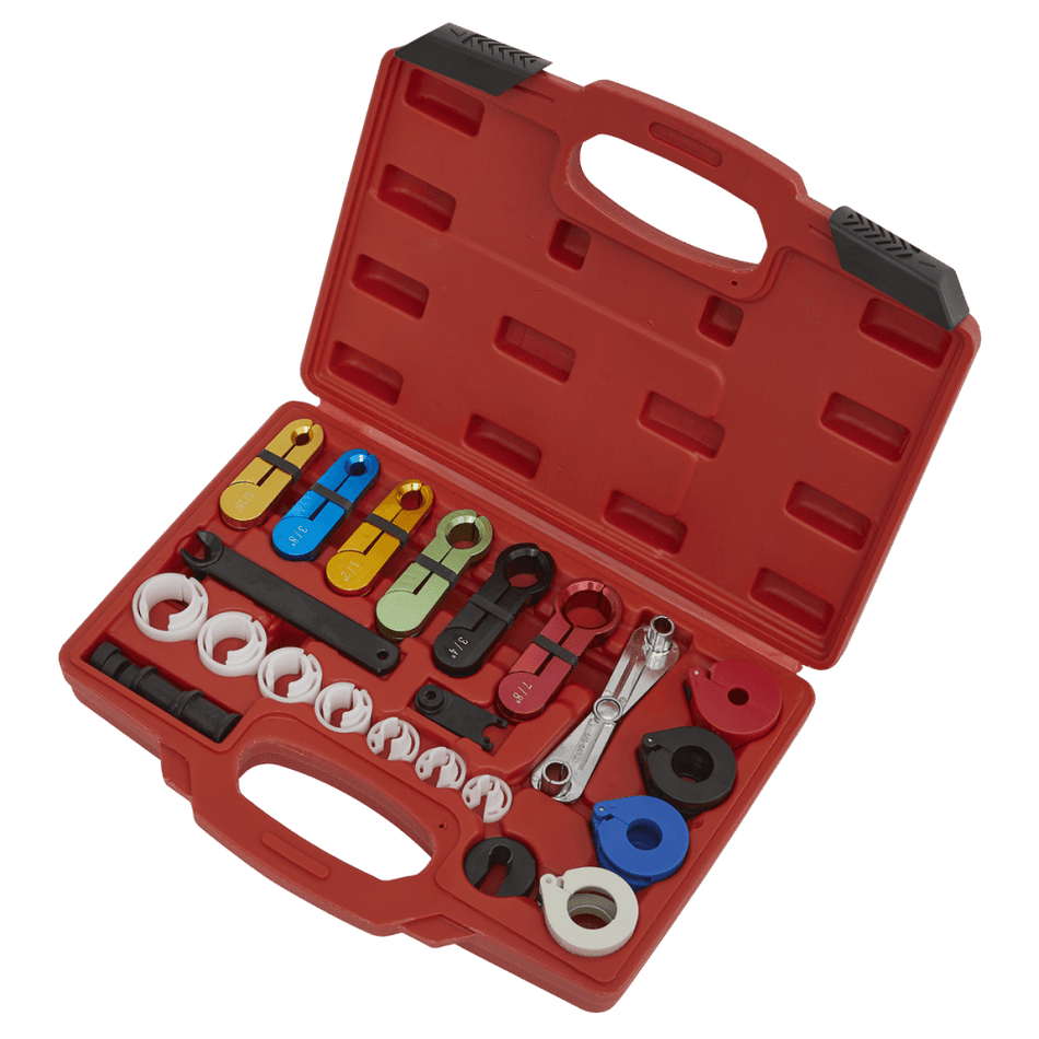Sealey Fuel & Air Conditioning Disconnection Tool Kit 21pc Model No-VS0457