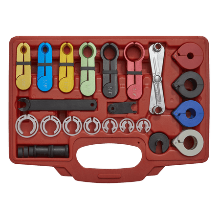Sealey Fuel & Air Conditioning Disconnection Tool Kit 21pc Model No-VS0457