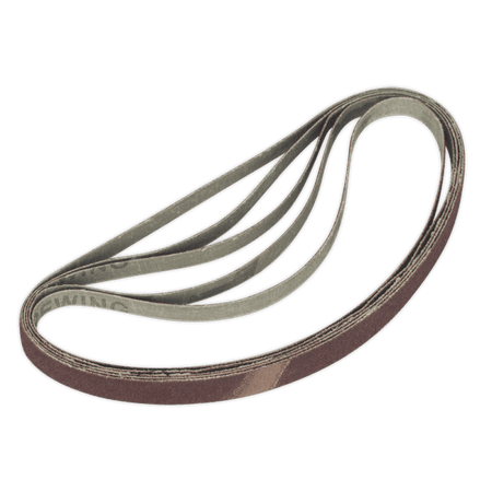 Sealey Sanding Belt 100Grit 12 x 456mm Pack of 5 Model No-SBS35/B100GW