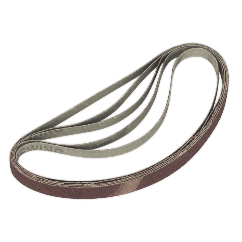 Sealey Sanding Belt 120Grit 12 x 456mm Pack of 5 Model No-SBS35/B120GW