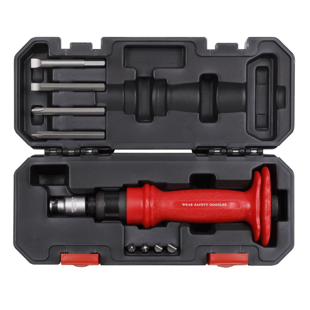 Sealey Impact Driver Set 10pc Heavy-Duty Protection Grip Model No-AK2084
