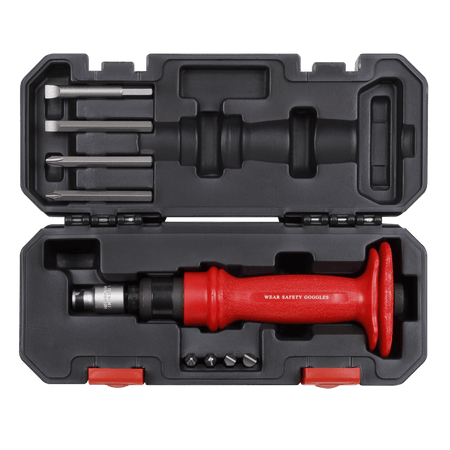 Sealey Impact Driver Set 10pc Heavy-Duty Protection Grip Model No-AK2084