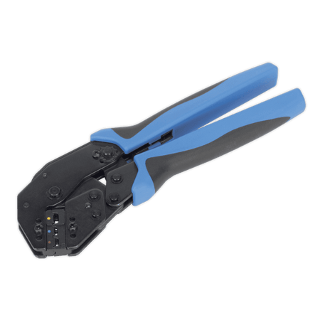 Sealey Ratchet Crimping Tool Angled Head Insulated Terminals Model No-AK3863