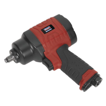 Sealey Composite Air Impact Wrench 3/8"Sq Drive Twin Hammer Model No-GSA6000