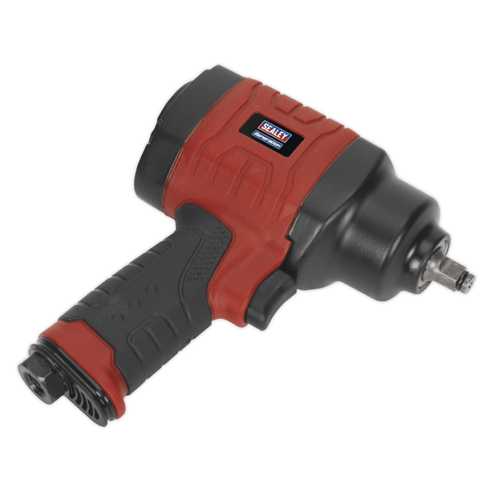Sealey Composite Air Impact Wrench 3/8"Sq Drive Twin Hammer Model No-GSA6000