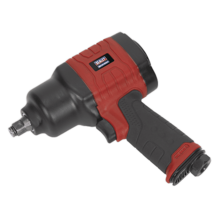Sealey Composite Air Impact Wrench 1/2"Sq Drive Twin Hammer Model No-GSA6002