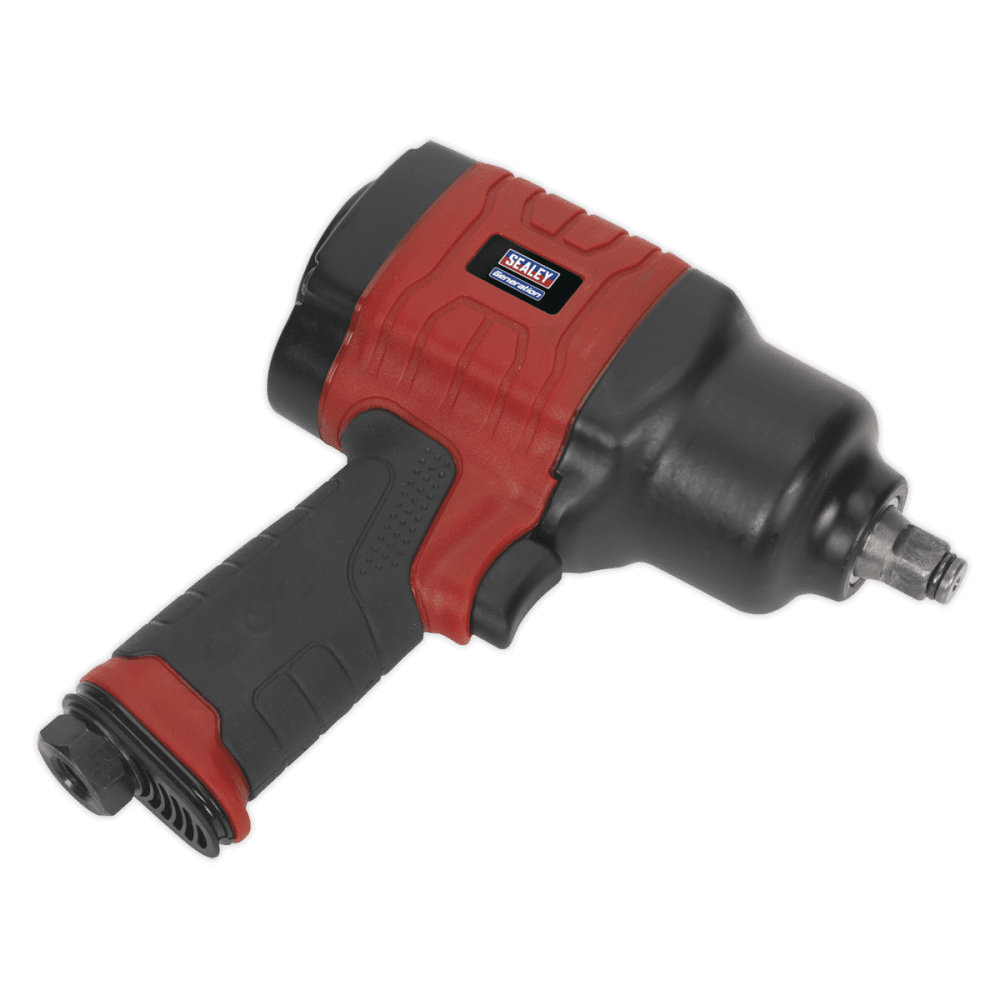 Sealey Composite Air Impact Wrench 1/2"Sq Drive Twin Hammer Model No-GSA6002