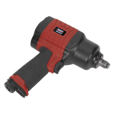 Sealey Composite Air Impact Wrench 1/2"Sq Drive Twin Hammer Model No-GSA6002