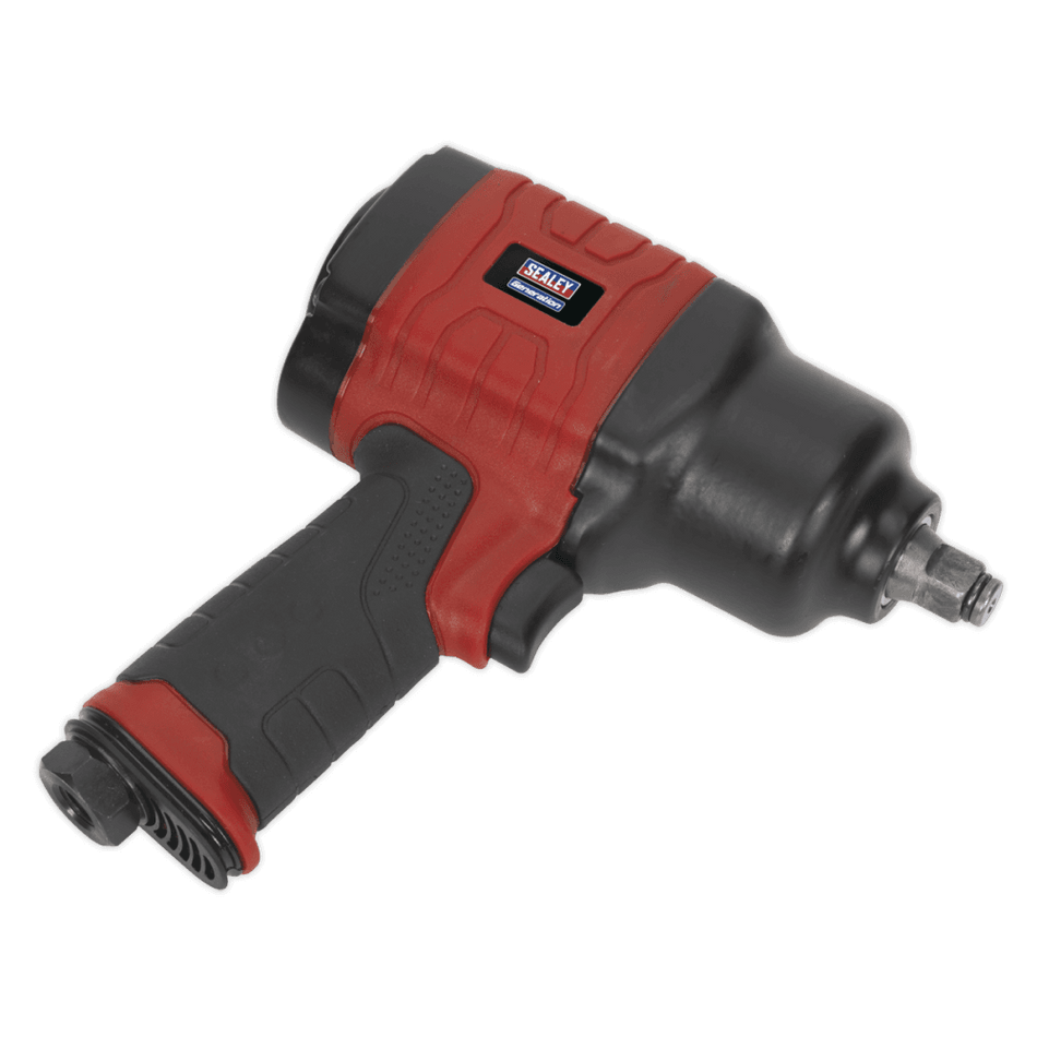 Sealey Composite Air Impact Wrench 1/2"Sq Drive Twin Hammer Model No-GSA6002