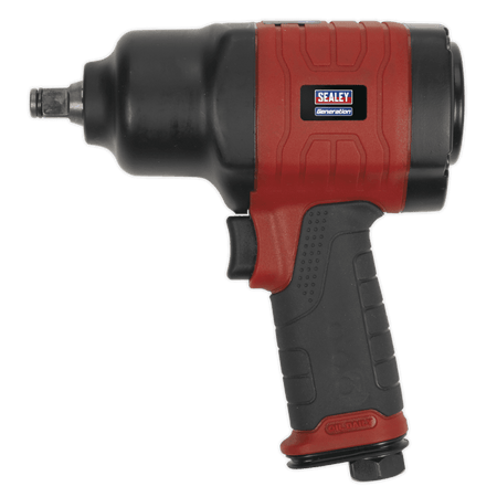 Sealey Composite Air Impact Wrench 1/2"Sq Drive Twin Hammer Model No-GSA6002