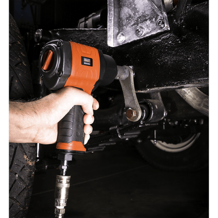 Sealey Composite Air Impact Wrench 1/2"Sq Drive Twin Hammer Model No-GSA6002