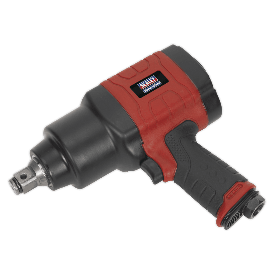 Sealey Composite Air Impact Wrench 3/4"Sq Drive Twin Hammer Model No-GSA6004