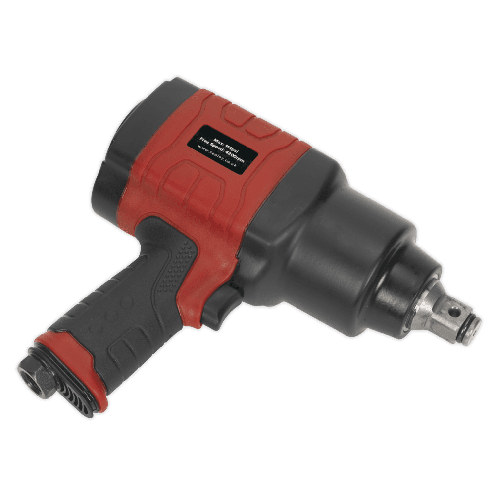 Sealey Composite Air Impact Wrench 3/4"Sq Drive Twin Hammer Model No-GSA6004