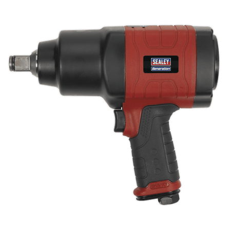 Sealey Composite Air Impact Wrench 3/4"Sq Drive Twin Hammer Model No-GSA6004