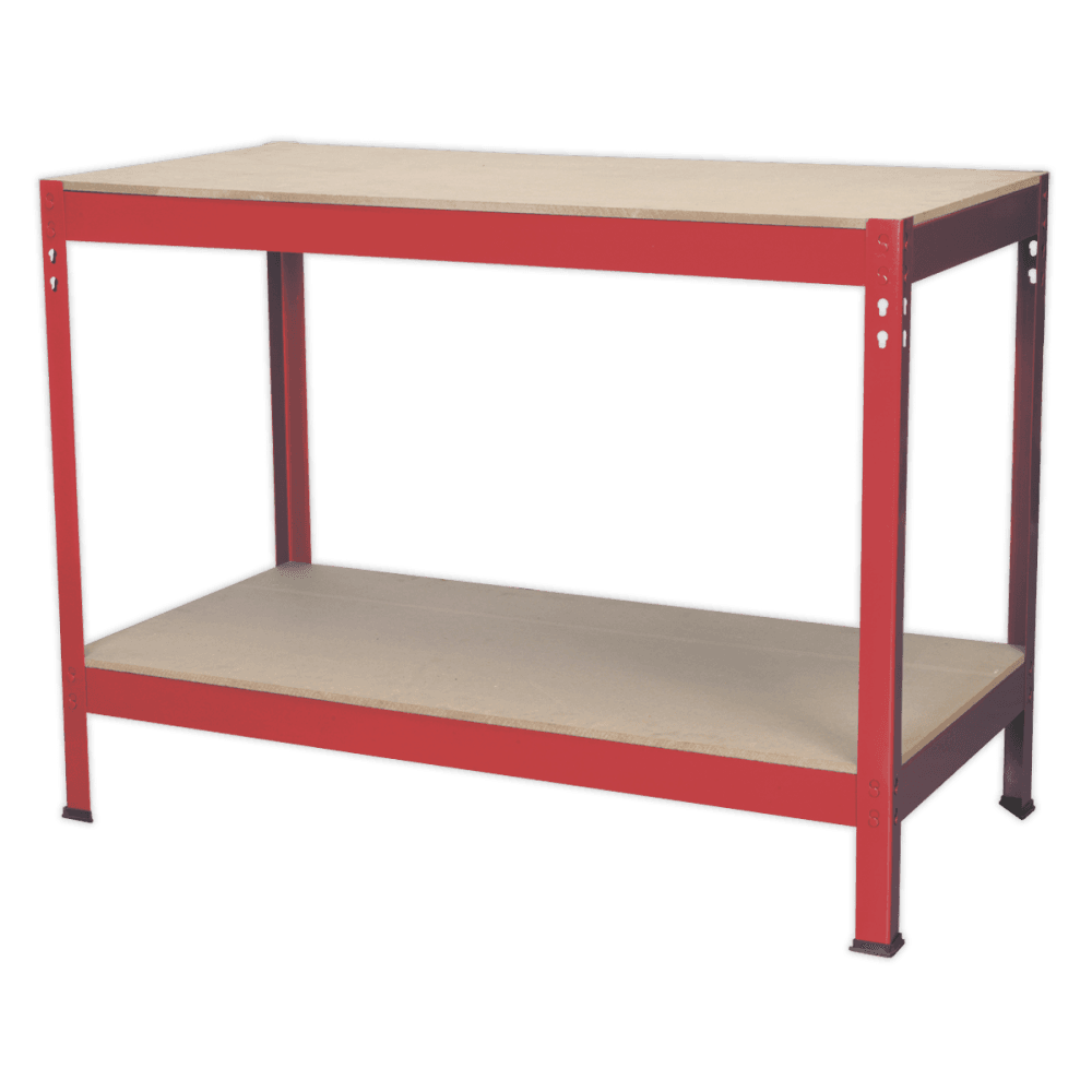 Sealey Workbench 1.2mtr Steel Wooden Top Model No-AP1210