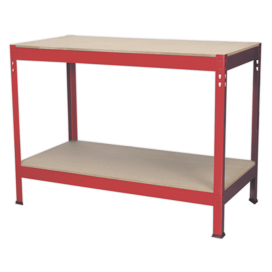Sealey Workbench 1.2mtr Steel Wooden Top Model No-AP1210