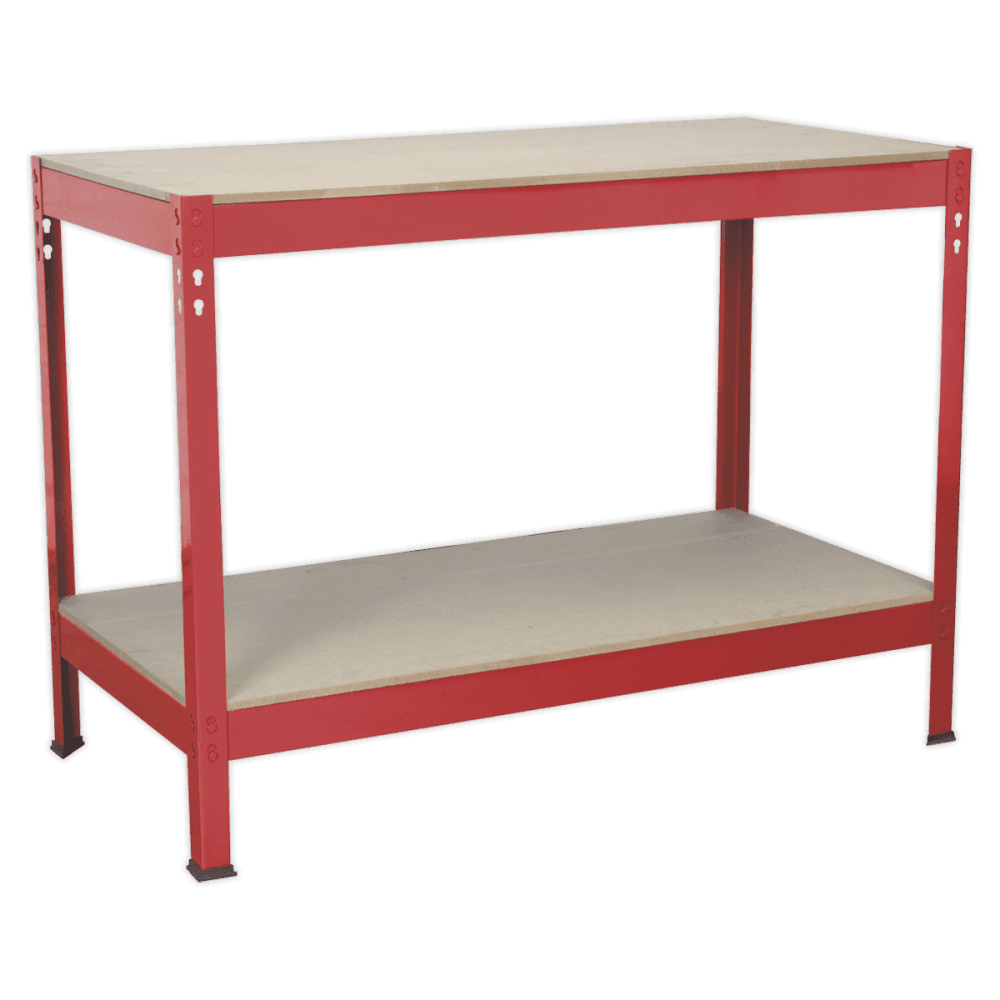 Sealey Workbench 1.2mtr Steel Wooden Top Model No-AP1210
