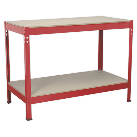 Sealey Workbench 1.2mtr Steel Wooden Top Model No-AP1210