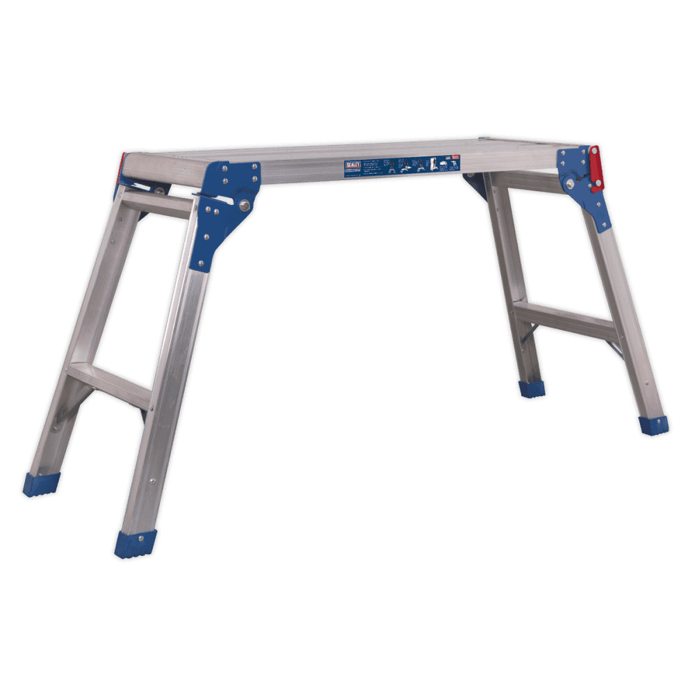 Sealey Aluminium Folding Platform 2-Tread Model No-APS2E