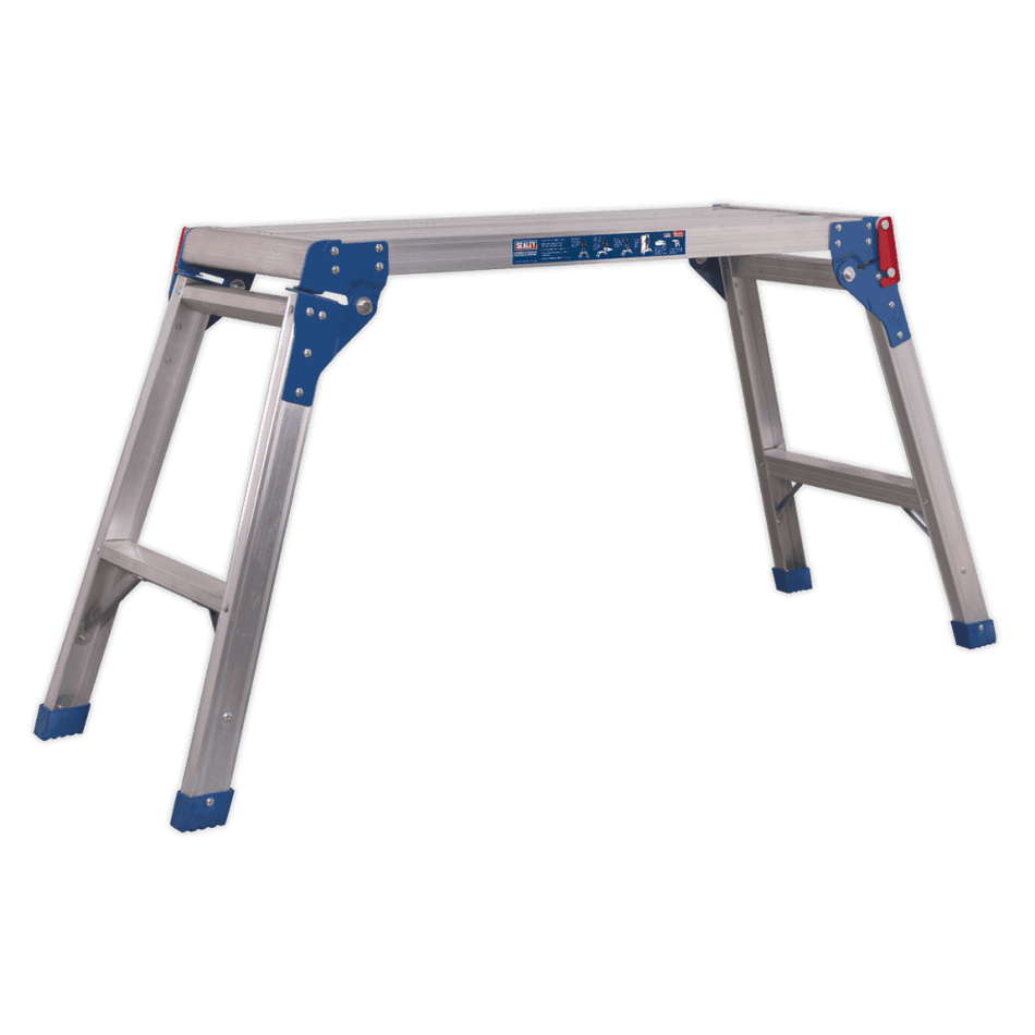 Sealey Aluminium Folding Platform 2-Tread Model No-APS2E