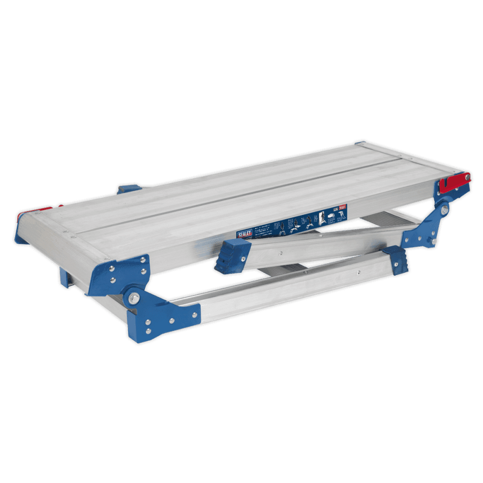 Sealey Aluminium Folding Platform 2-Tread Model No-APS2E