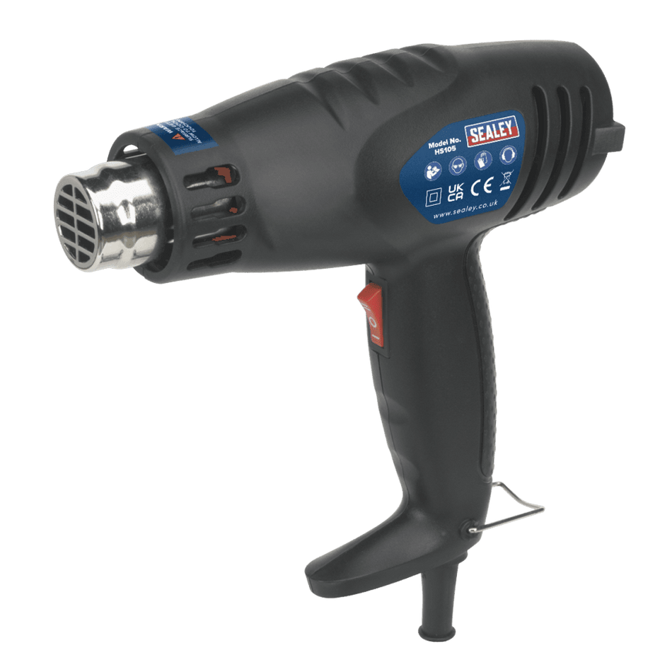 Sealey Hot Air Gun 1600W 2-Speed 370Â¶ÃºC/500Â¶ÃºC Model No-HS105