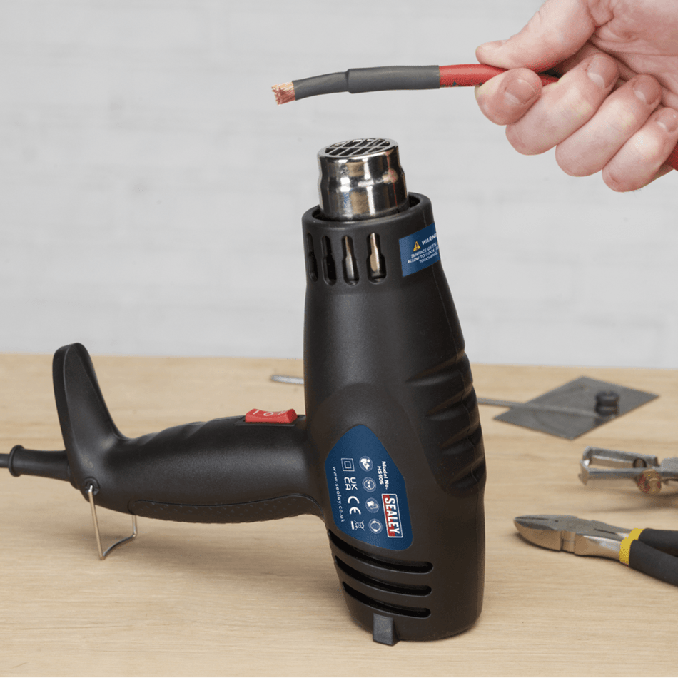Sealey Hot Air Gun 1600W 2-Speed 370Â¶ÃºC/500Â¶ÃºC Model No-HS105