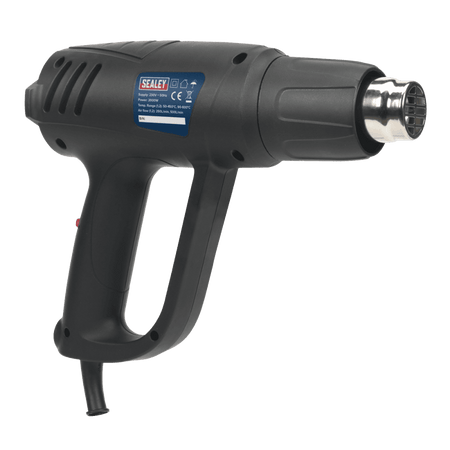 Sealey Variable Temperature Hot Air Gun Kit 2000W 50-450Â¶ÃºC/90-600Â¶ÃºC Model No-HS107K