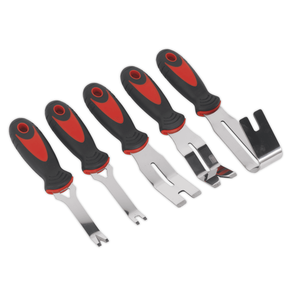 Sealey Door Panel & Trim Clip Removal Tool Set 5pc Model No-RT006