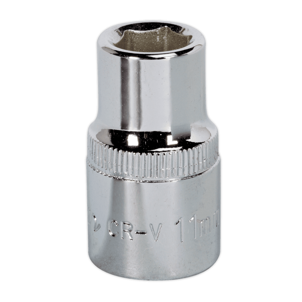 Sealey WallDrive Socket 11mm 1/2"Sq Drive Fully Polished Model No-SP1211