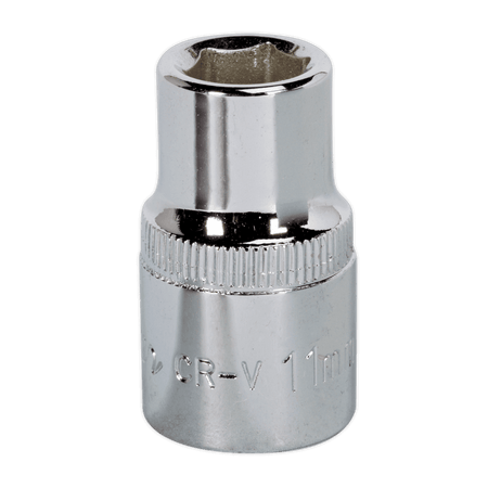 Sealey WallDrive Socket 11mm 1/2"Sq Drive Fully Polished Model No-SP1211