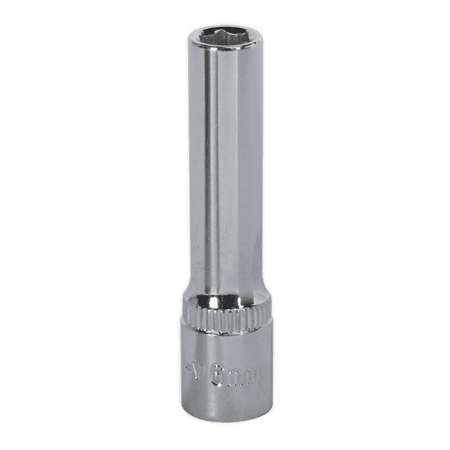 Sealey WallDrive Socket 6mm Deep 1/4"Sq Drive Fully Polished Model No-SP1406D