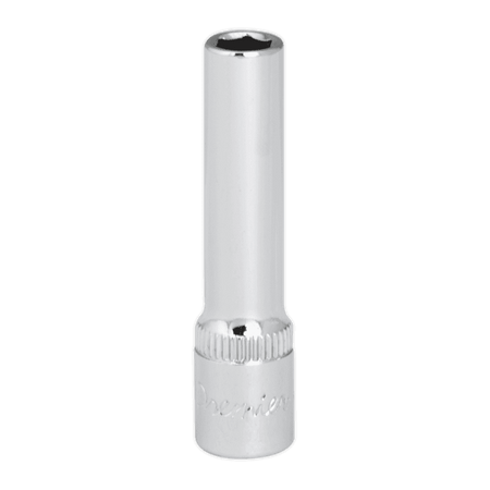 Sealey WallDrive Socket 6mm Deep 1/4"Sq Drive Fully Polished Model No-SP1406D