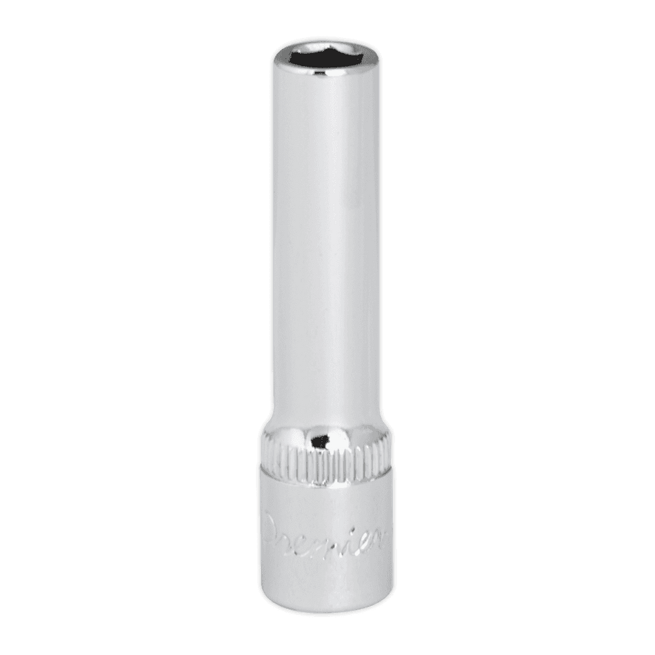 Sealey WallDrive Socket 6mm Deep 1/4"Sq Drive Fully Polished Model No-SP1406D
