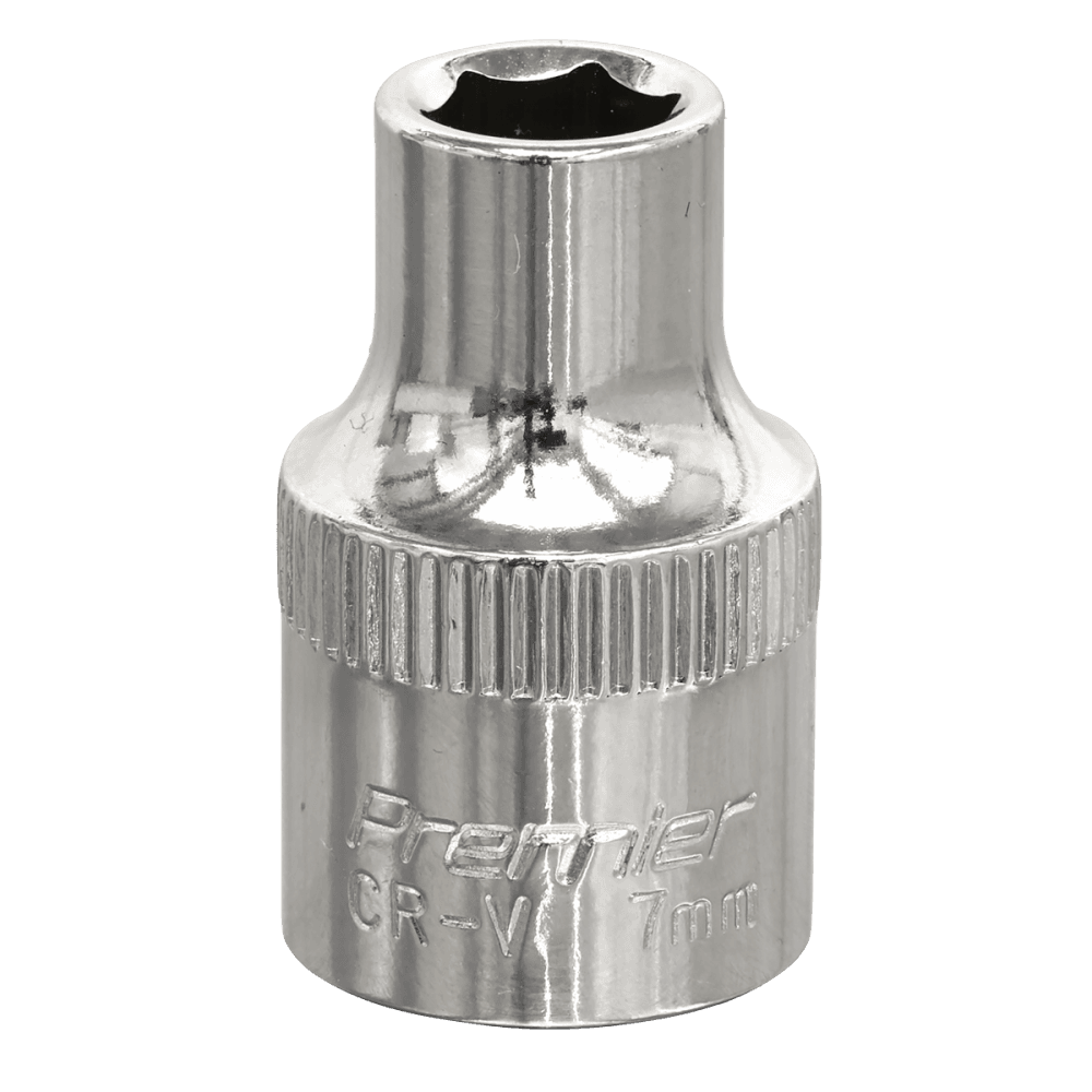 Sealey WallDrive Socket 7mm 3/8"Sq Drive Fully Polished Model No-SP3807